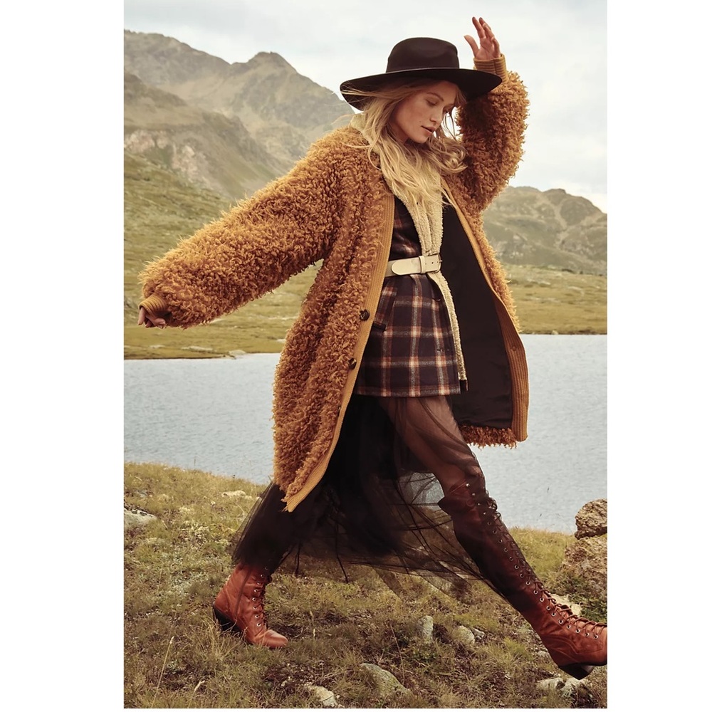 Free People Mongolian Faux Fur Liner